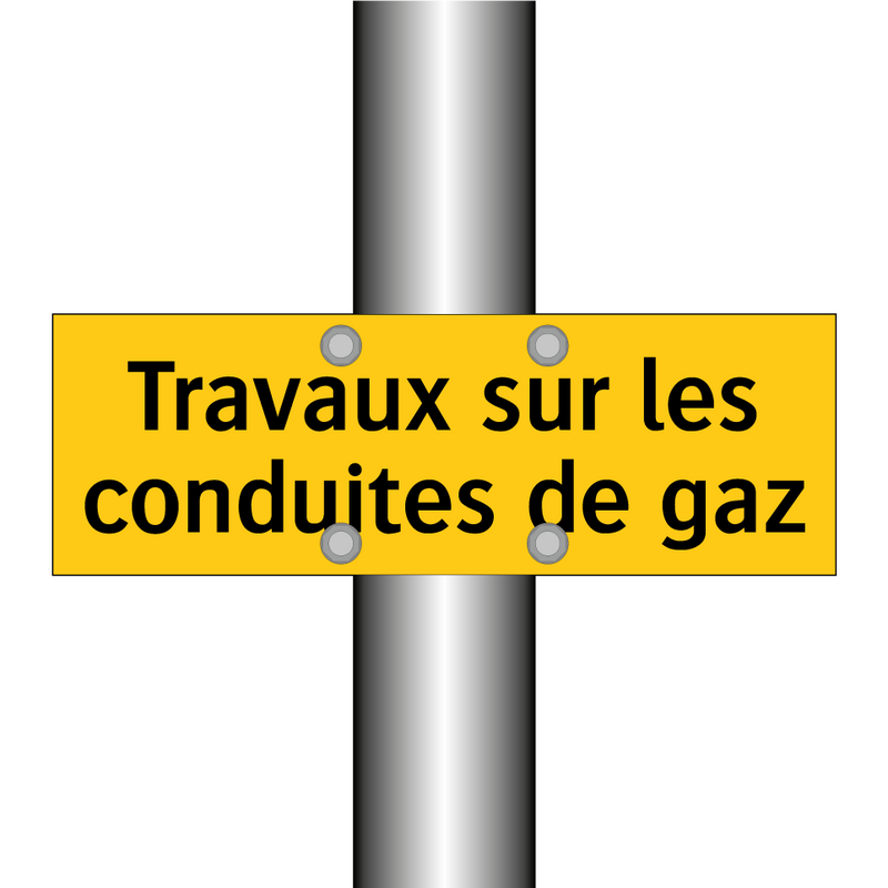 Travaux sur les conduites de gaz