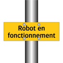 Robot en fonctionnement