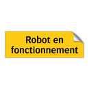 Robot en fonctionnement