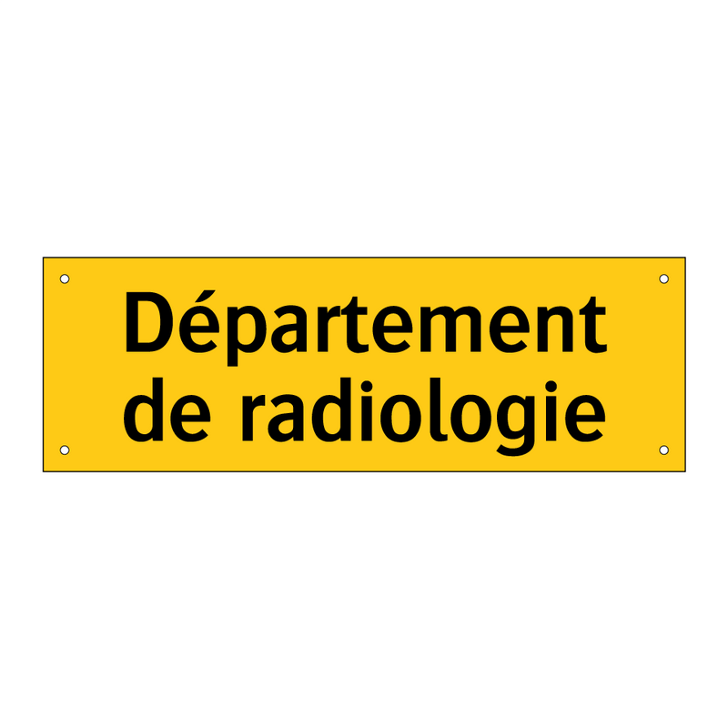 Département de radiologie