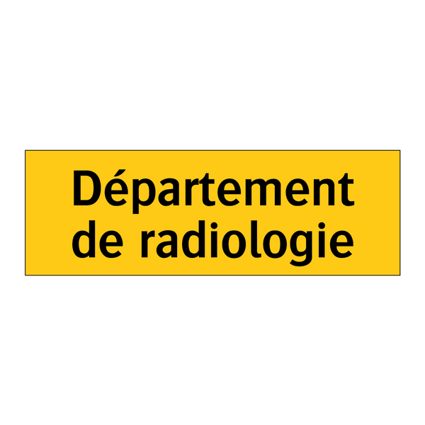 Département de radiologie
