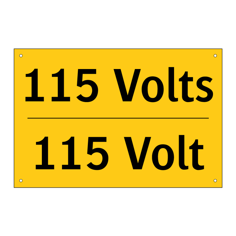 115 Volts - 115 Volt