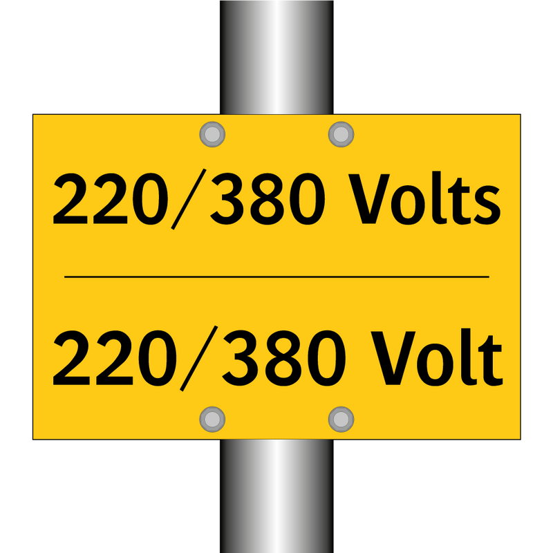 220/380 Volts - 220/380 Volt
