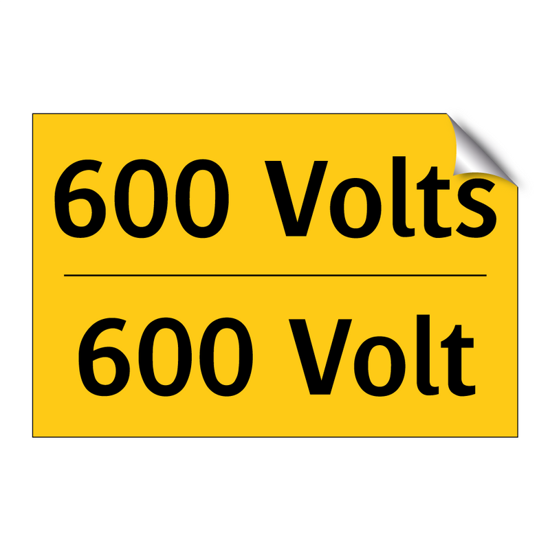 600 Volts - 600 Volt