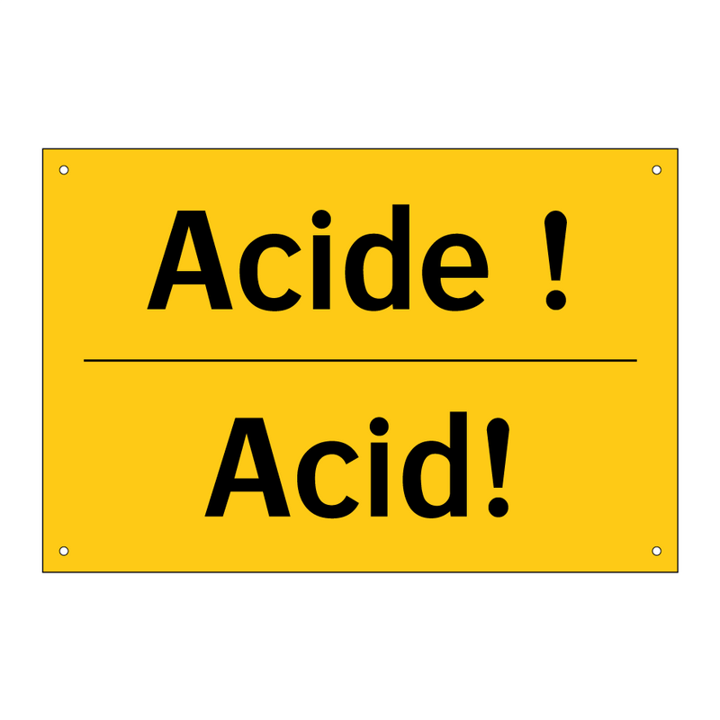 Acide ! - Acid!