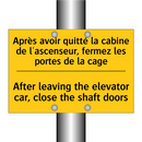 Après avoir quitté la cabine de  /.../ - After leaving the elevator car,  /.../