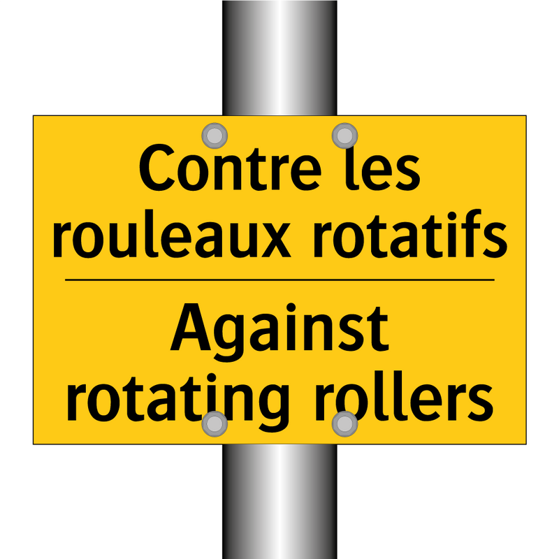 Contre les rouleaux rotatifs - Against rotating rollers