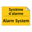 Système d'alarme - Alarm System