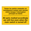 Toutes les parties marquées en  /.../ - All parts marked accordingly are  /.../