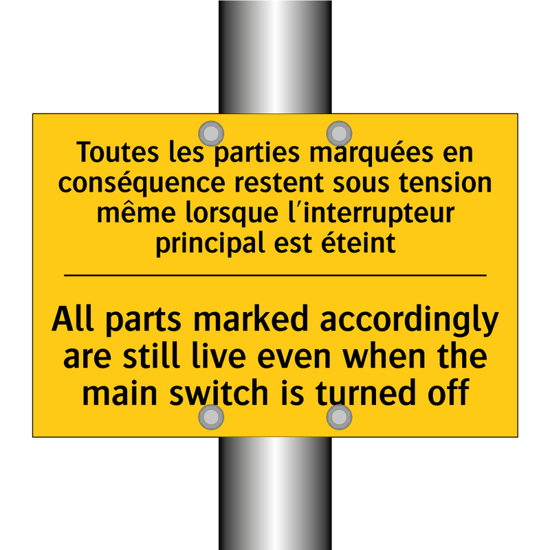 Toutes les parties marquées en  /.../ - All parts marked accordingly are  /.../