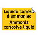 Liquide corrosif d'ammoniac - Ammonia corrosive liquid