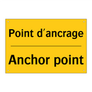 Point d'ancrage - Anchor point