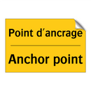 Point d'ancrage - Anchor point