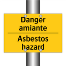 Danger amiante - Asbestos hazard