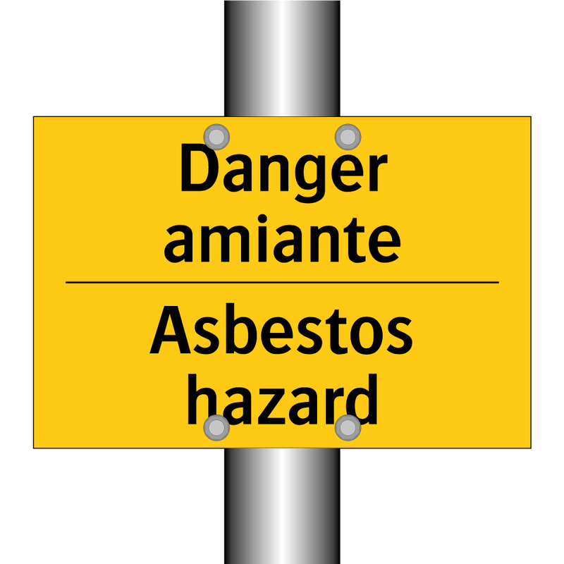 Danger amiante - Asbestos hazard