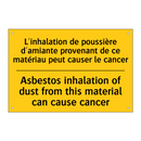 L'inhalation de poussière d'amiante  /.../ - Asbestos inhalation of dust from  /.../
