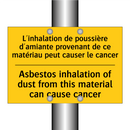 L'inhalation de poussière d'amiante  /.../ - Asbestos inhalation of dust from  /.../
