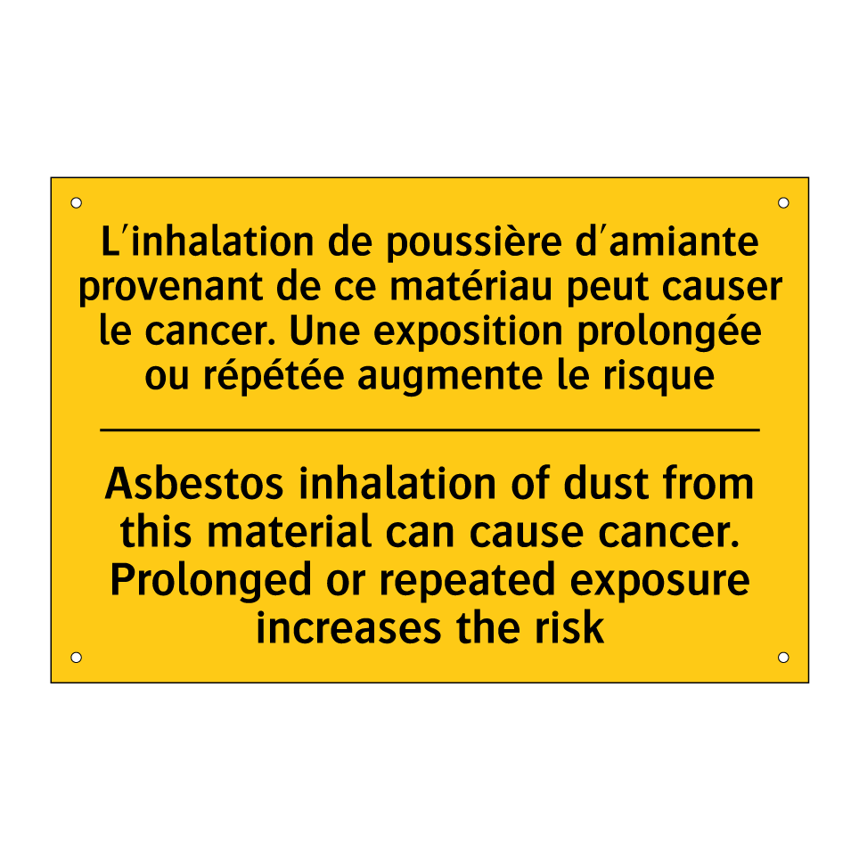 L'inhalation de poussière d'amiante  /.../ - Asbestos inhalation of dust from  /.../