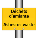 Déchets d'amiante - Asbestos waste