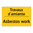 Travaux d'amiante - Asbestos work