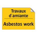 Travaux d'amiante - Asbestos work