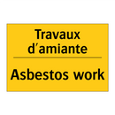 Travaux d'amiante - Asbestos work