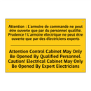 Attention : L'armoire de commande  /.../ - Attention Control Cabinet May  /.../