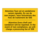 Attention Tout vol et vandalisme  /.../ - Attention Every theft and vandalism  /.../