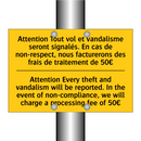 Attention Tout vol et vandalisme  /.../ - Attention Every theft and vandalism  /.../