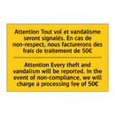 Attention Tout vol et vandalisme  /.../ - Attention Every theft and vandalism  /.../