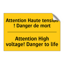 Attention Haute tension ! Danger  /.../ - Attention High voltage! Danger  /.../