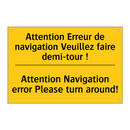 Attention Erreur de navigation  /.../ - Attention Navigation error Please  /.../