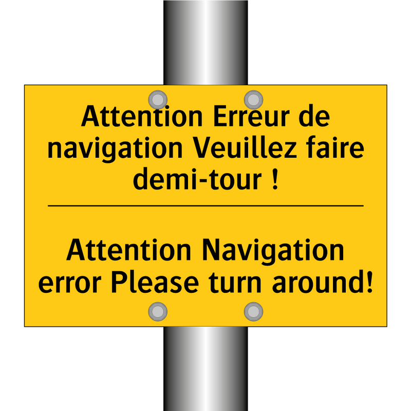 Attention Erreur de navigation  /.../ - Attention Navigation error Please  /.../