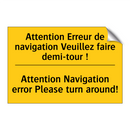 Attention Erreur de navigation  /.../ - Attention Navigation error Please  /.../