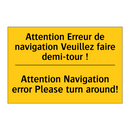 Attention Erreur de navigation  /.../ - Attention Navigation error Please  /.../