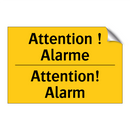 Attention ! Alarme - Attention! Alarm