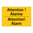 Attention ! Alarme - Attention! Alarm