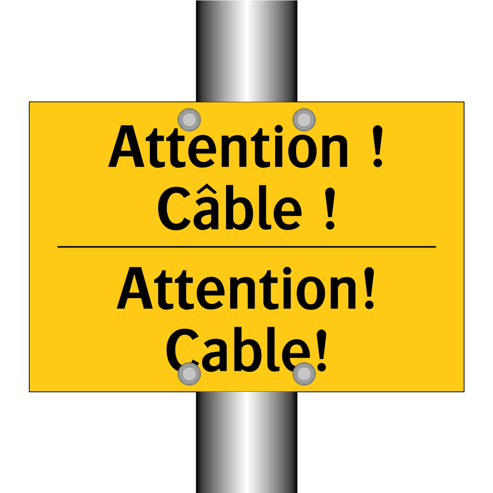 Attention ! Câble ! - Attention! Cable!