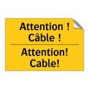 Attention ! Câble ! - Attention! Cable!