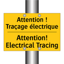 Attention ! Traçage électrique - Attention! Electrical Tracing