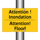 Attention ! Inondation - Attention! Flood