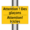 Attention ! Des glaçons - Attention! Icicles