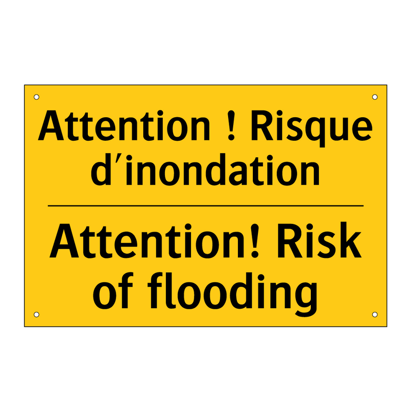 Attention ! Risque d'inondation /.../ - Attention! Risk of flooding