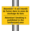 Attention ! Il est interdit de  /.../ - Attention! Smoking is prohibited  /.../