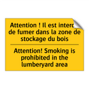 Attention ! Il est interdit de  /.../ - Attention! Smoking is prohibited  /.../