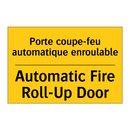 Porte coupe-feu automatique enroulable /.../ - Automatic Fire Roll-Up Door