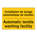 Installation de lavage automatique  /.../ - Automatic textile washing facility /.../