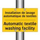 Installation de lavage automatique  /.../ - Automatic textile washing facility /.../