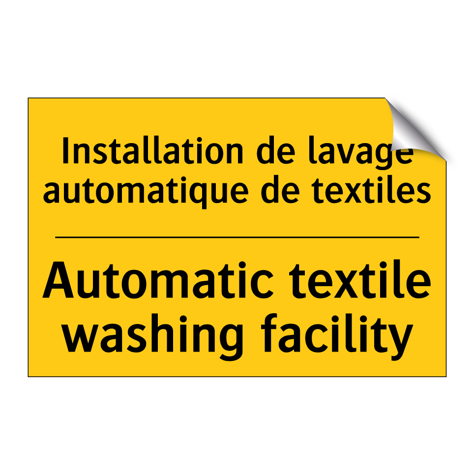Installation de lavage automatique  /.../ - Automatic textile washing facility /.../