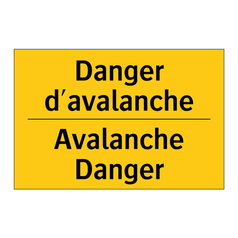 Danger d'avalanche - Avalanche Danger